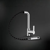 Smeg MID9CR Pull Out Single Lever Mixer Kitchen Tap in Chrome