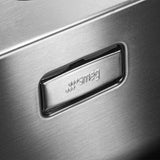 Smeg Mira Undermount One and Three-Quarters Bowl Kitchen Sink for 600 mm Cabinet in Stainless Steel Brushed