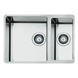 Smeg Mira Undermount One and three-quarters Bowl Kitchen Sink For 600 mm Cabinet In Stainless Steel Brushed 56797470