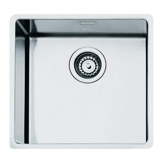 Smeg Mira Undermount Single Bowl Kitchen Sink For 600 mm Cabinet In Stainless Steel Brushed 56797590