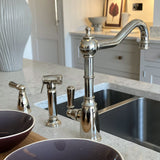 Bidbury & Co. Stanton Kitchen Mixer Tap with Single Lever Control & Timeless Traditional Design