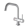 Triflow Concepts 3 in 1 Instant Boiling Water Kitchen Tap with Safety Lock Brushed Nickel