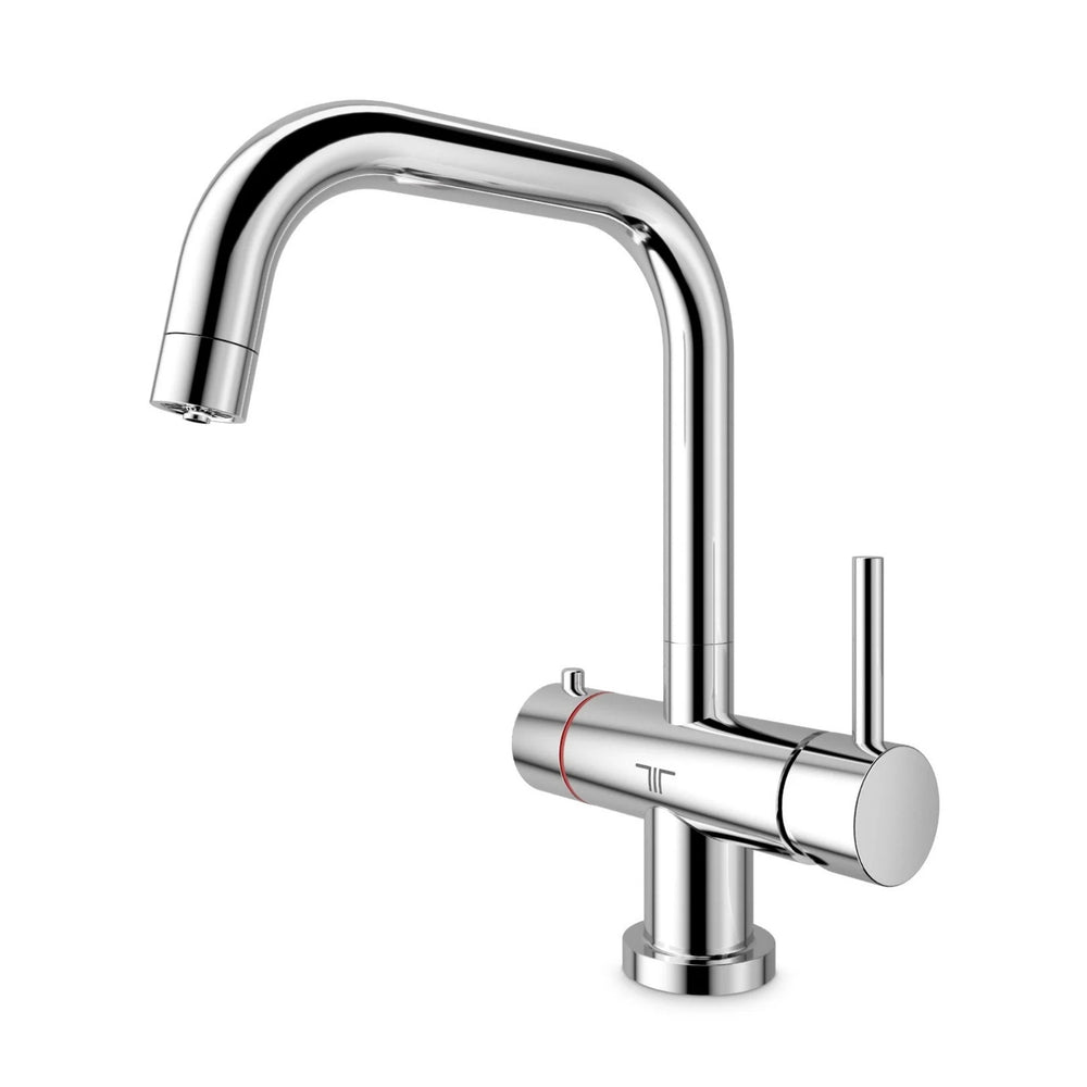 Triflow Concepts 3 in 1 Instant Boiling Water Kitchen Tap with Safety Lock Chrome