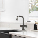 Triflow Concepts 3 in 1 Instant Boiling Water Kitchen Tap with Safety Lock Gun Metal Life Style