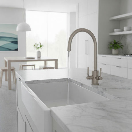 Triflow Concepts Original Churchill Pewter Filtered Tap Life Style