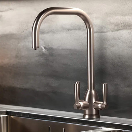 Triflow Concepts Original Whitehall Filtered Tap U Spout Pewter TF-KT32U-PF Lifestyle