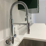 Triflow Concepts 4 in 1 Hybrid Flex Contemporary Boiling Water Kitchen Tap in Chrome with Pull Out Spray Hose
