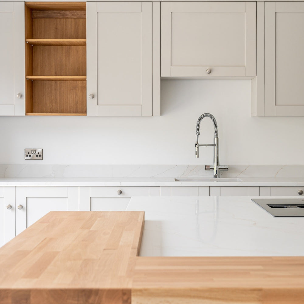 Triflow Concepts 4 in 1 Hybrid Flex Contemporary Boiling Water Kitchen Tap in Chrome with Pull Out Spray Hose