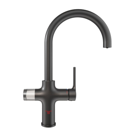Triflow Hybrid Pro 4 in 1 Boiling Water Kitchen Mixer Tap in Black