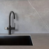 Triflow Hybrid Pro 4 in 1 Boiling Water Kitchen Mixer Tap in Black Life Style