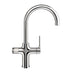 Triflow Hybrid Pro 4 in 1 Boiling Water Kitchen Mixer Tap in Chrome