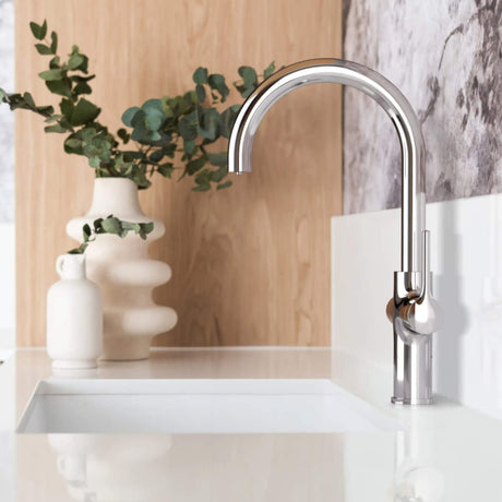 Triflow Hybrid Pro 4 in 1 Boiling Water Kitchen Mixer Tap in Chrome Life Style