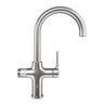 Triflow Hybrid Pro 4 in 1 Boiling Water Kitchen Mixer Tap in Gun Metal