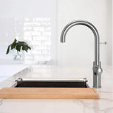 Triflow Hybrid Pro 4 in 1 Boiling Water Kitchen Mixer Tap in Gun Metal Life Style