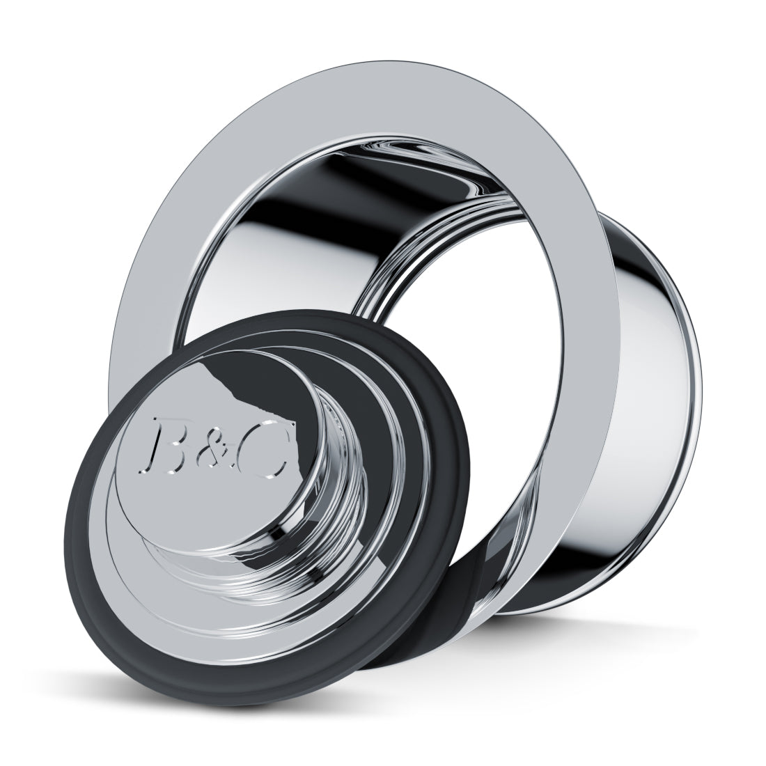 Bidbury & Co. Luxury Chrome Waste Adapter