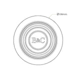 Bidbury & Co. Luxury Chrome Waste Adapter