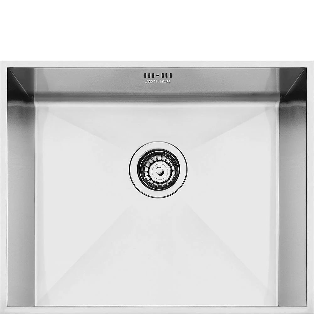 Smeg Quadra Undermount Single Bowl Stainless Steel Kitchen Sink VSTQ50-2