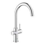 Grohe Red Duo Instant Boiling Water Kitchen Mixer Tap with 3 Litre Boiler & CoolTouch Technology