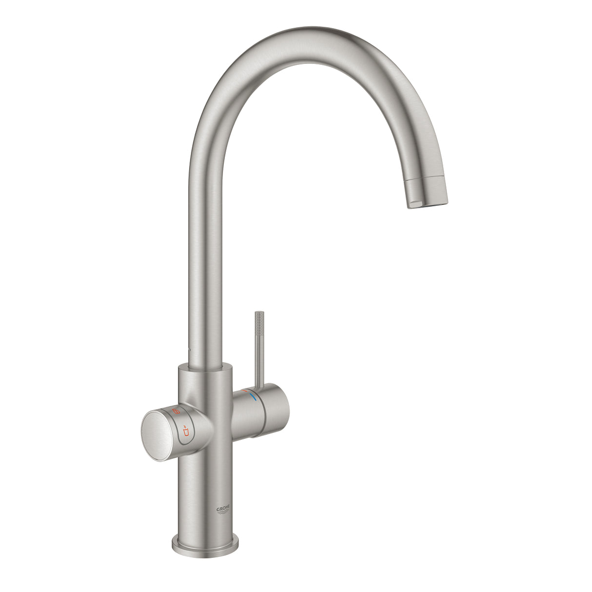 Grohe Red Duo Instant Boiling Water Kitchen Mixer Tap with 3 Litre Boiler & CoolTouch Technology