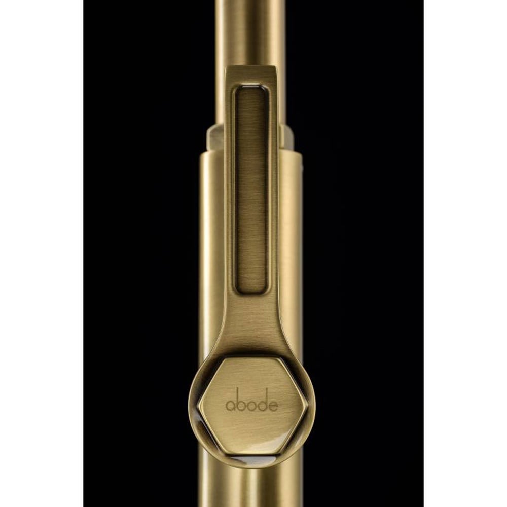 Abode Hex Kitchen Mixer Tap with Hexagon Style Dual Levers & Stylish Industrial Design