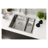 Abode Matrix R25 1.5 Bowl Premium Stainless Steel Inset/Undermount Kitchen Sink