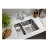 Abode Matrix R25 1.5 Bowl Premium Stainless Steel Inset/Undermount Kitchen Sink