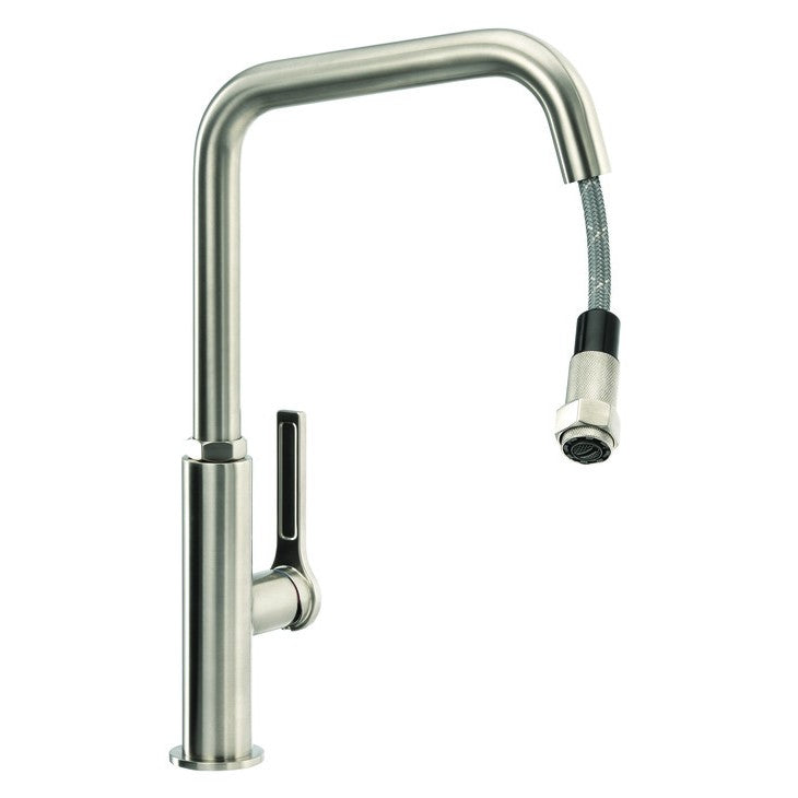 Abode Hex Single Lever Pull Out U-Spout Kitchen Mixer Tap