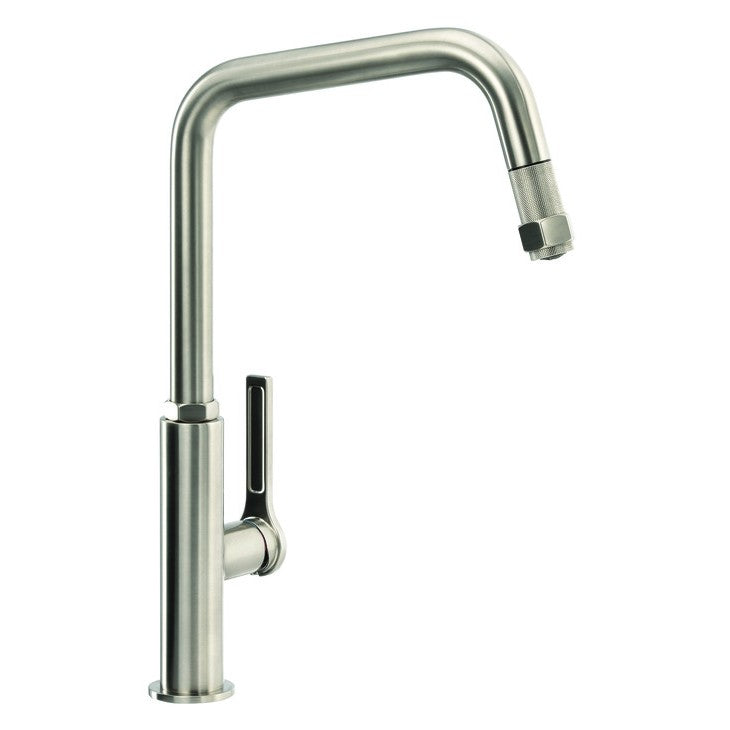 Abode Hex Single Lever Pull Out U-Spout Kitchen Mixer Tap