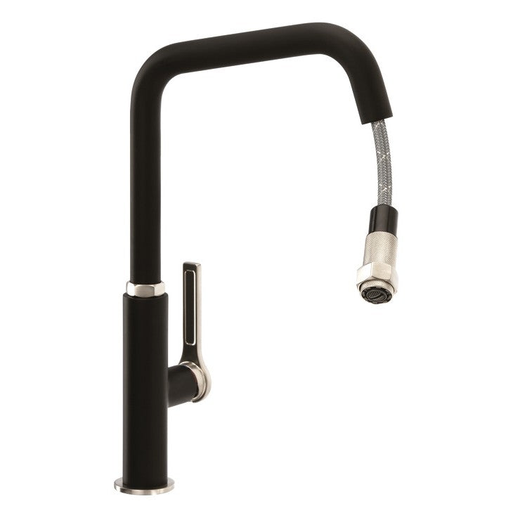 Abode Hex Single Lever Pull Out U-Spout Kitchen Mixer Tap