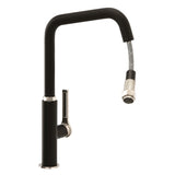 Abode Hex Single Lever Pull Out U-Spout Kitchen Mixer Tap