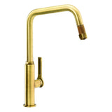 Abode Hex Single Lever Pull Out U-Spout Kitchen Mixer Tap