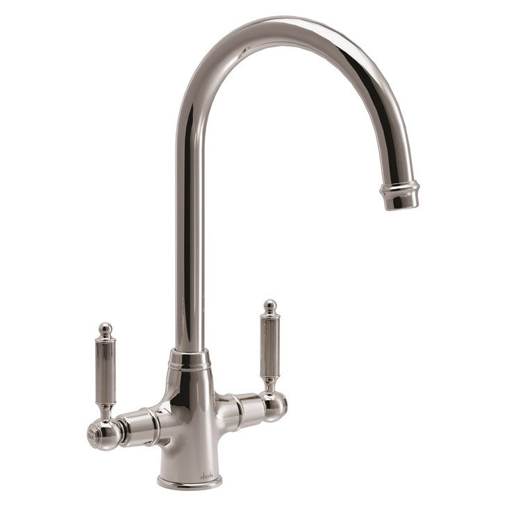 Abode Ornate Dual Lever C-Spout Kitchen Mixer Tap
