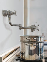 Bidbury & Co. Oakridge Crosshead Handles  Pot Filler With Twin Lever