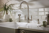 Abode Ornate Dual Lever C-Spout Kitchen Mixer Tap