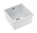 Rangemaster Rustique Inset Mount Single Bowl with Kitchen Sink in Ceramic