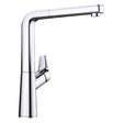 BLANCO Avona-S Single Lever Kitchen Mixer Tap with Pull-Out Spray in Chrome