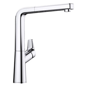 BLANCO Avona-S Single Lever Kitchen Mixer Tap with Pull-Out Spray in Chrome