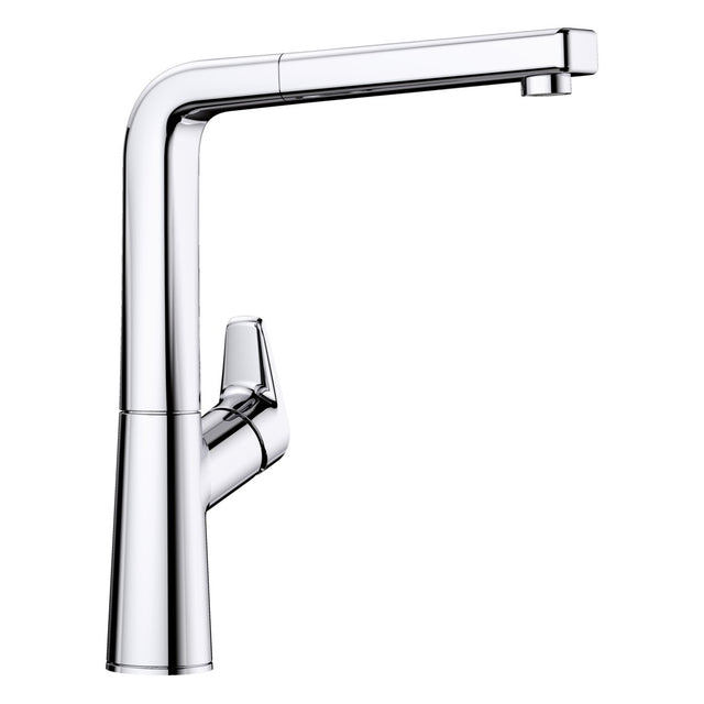 BLANCO Avona-S Single Lever Kitchen Mixer Tap with Pull-Out Spray in Chrome