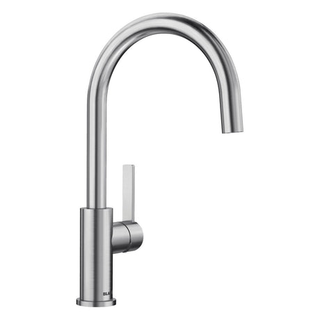 BLANCO Candor Single Lever Kitchen Mixer Tap in Brushed Stainless Steel