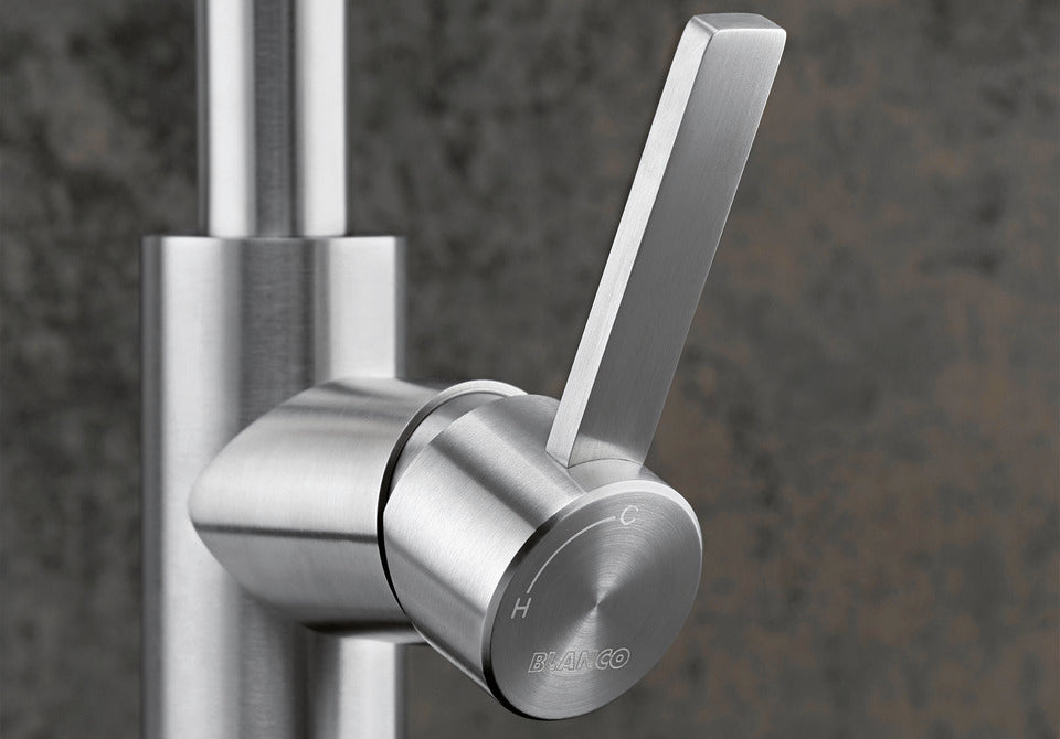 BLANCO Candor Single Lever Kitchen Mixer Tap Lever Handle Close-Up