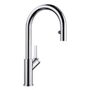 BLANCO Carena-S Vario Single Lever Kitchen Mixer Tap with Pull Out Spray in Chrome