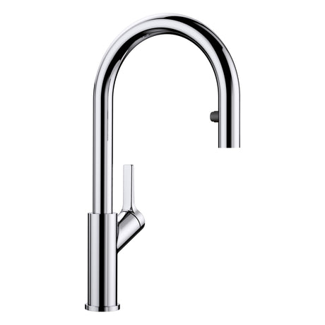 BLANCO Carena-S Vario Single Lever Kitchen Mixer Tap with Pull Out Spray in Chrome