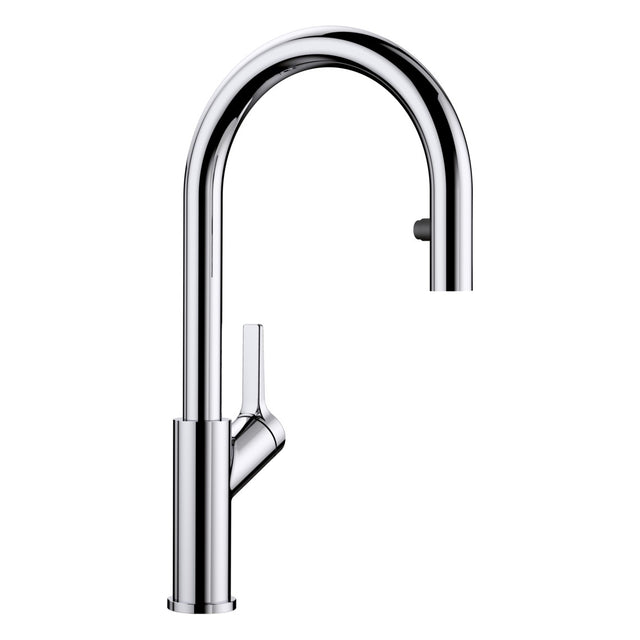 BLANCO Carena-S Vario Single Lever Kitchen Mixer Tap with Pull Out Spray in Chrome