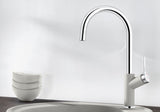 BLANCO Carena Single Lever Kitchen Mixer Tap in Chrome with Swivel Spout