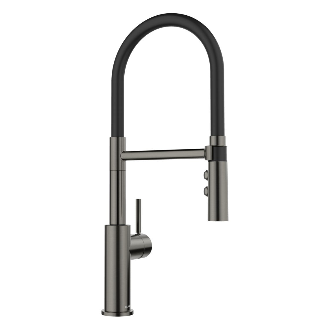 BLANCO Catris-S Flexo Single Lever Kitchen Mixer Tap with Pull Out Spray in Satin Dark Steel