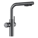 BLANCO Choice Icona-L Single Lever Filter Kitchen Mixer Tap with Pull-Out Spray in Satin Dark Steel