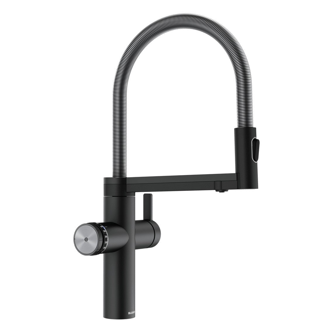 BLANCO Choice Icona Filter Kitchen Tap with Boiling & Sparkling Water in Black Matt