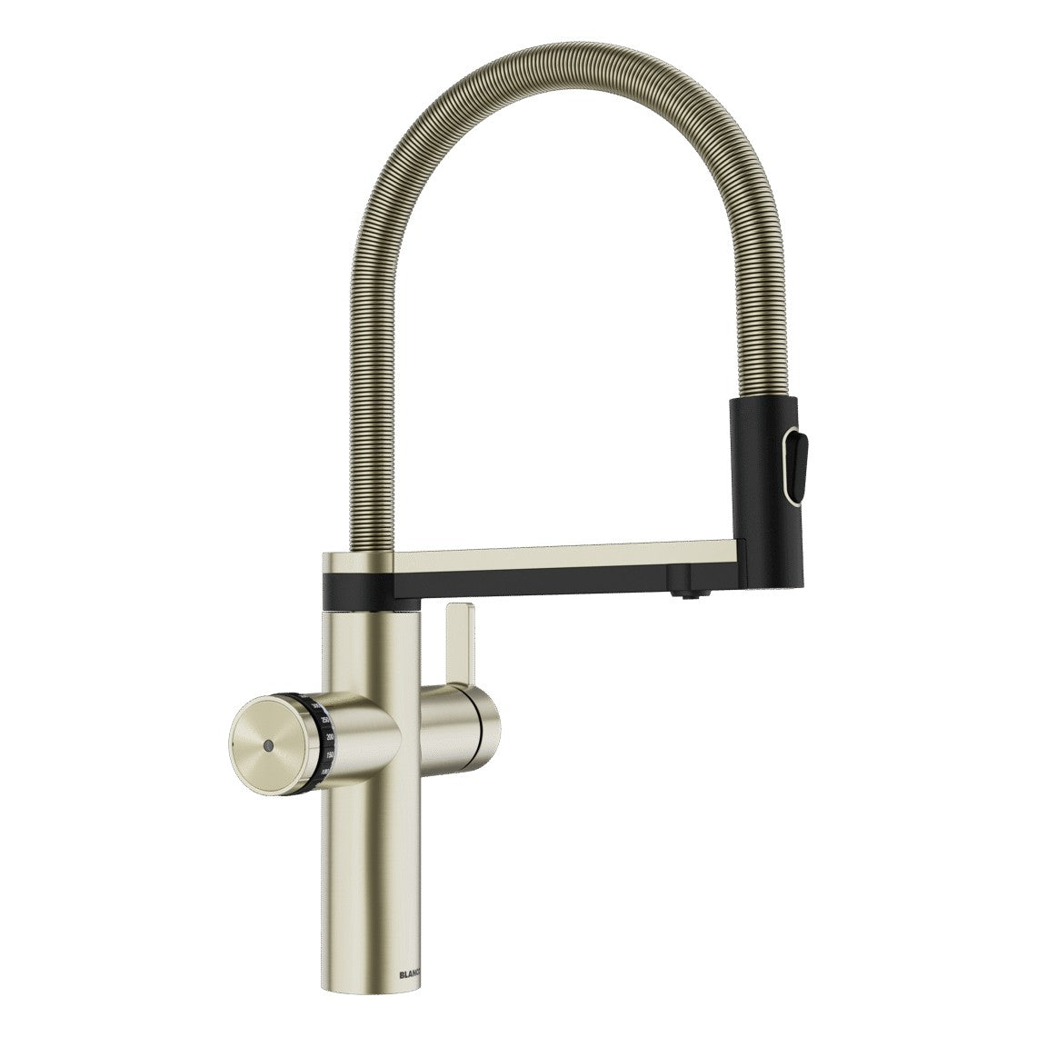BLANCO Choice Icona Filter Kitchen Tap with Boiling & Sparkling Water in Satin Gold