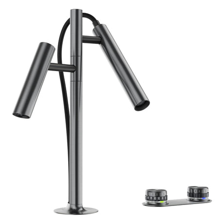 BLANCO Choice Luneoo-S Filter Kitchen Mixer Tap with Pull Out Spray in Satin Dark Steel