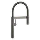 BLANCO Culina S II Mini Semi-Pro Single Lever Kitchen Mixer Tap with Pull-Out Spray in Satin Dark Steel